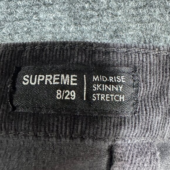 Buffalo David Bitton Pants Womens 8 Corduroy Supreme Mid Rise Skinny Stretch - Picture 6 of 9